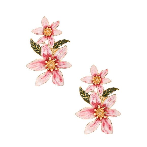 Flower Alloy Earrings - Picture 1 of 4